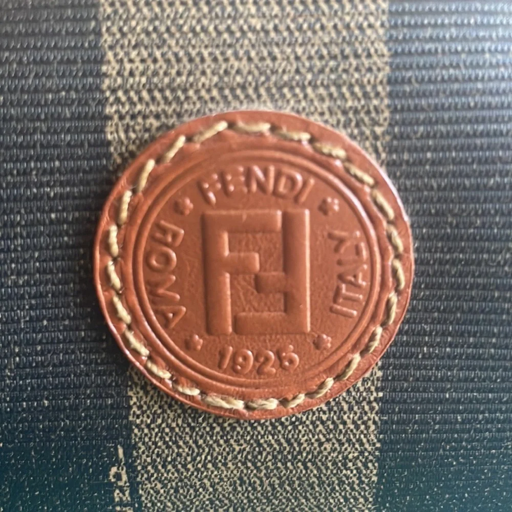 Sold elsewhere - Fendi Mini Pequin Boston Bag Brown Handles - Picture 5 of 16